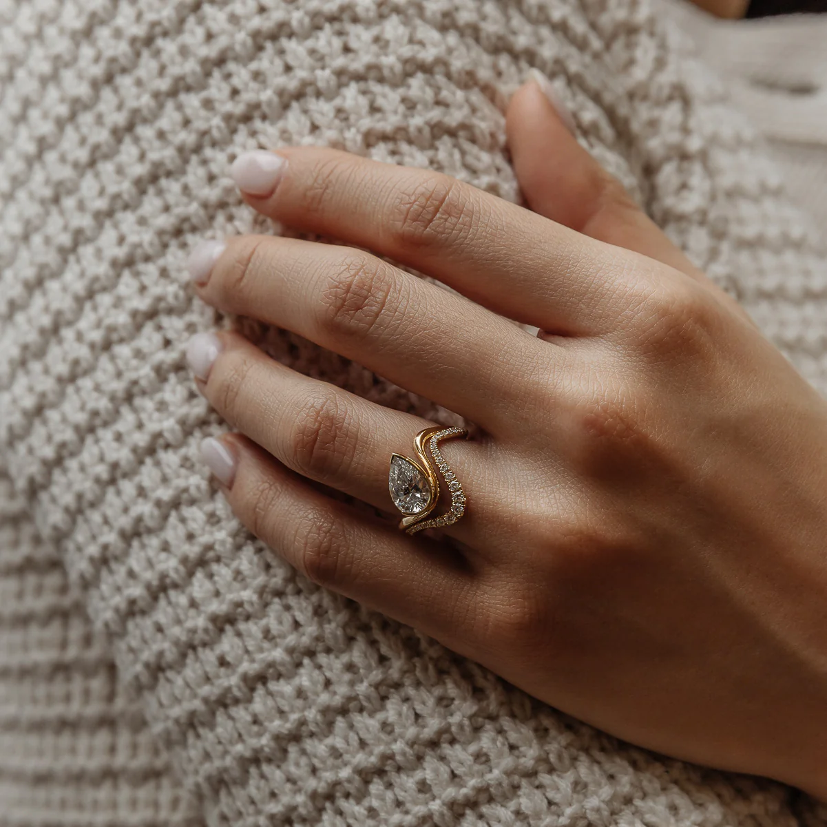 Laraine Pave Diamond Ring - Image 5