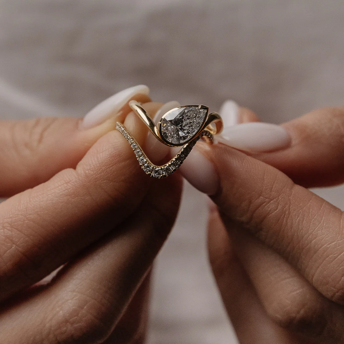 Laraine Pave Diamond Ring - Image 7